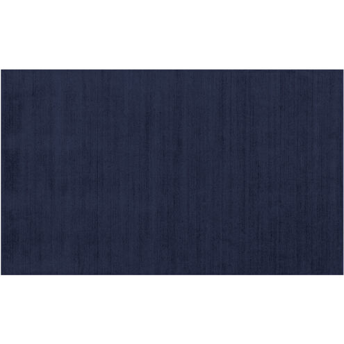 Alaska 96 X 60 inch Navy Indoor Hand-Loomed Rug, Hand-Loomed